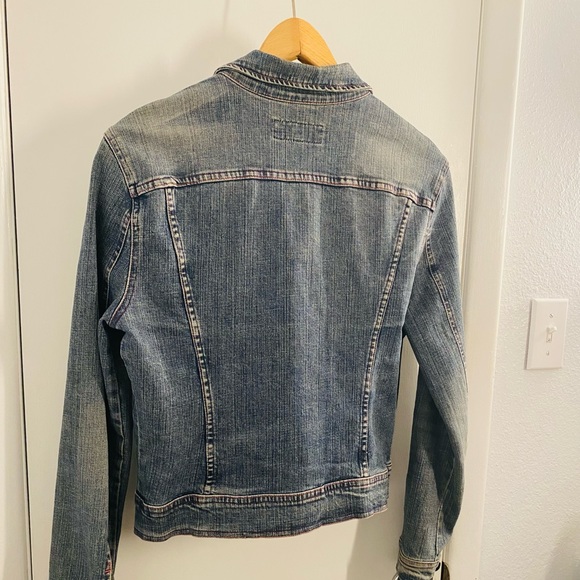 fcuk cropped jean jacket (M) - Picture 8 of 11
